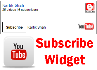 Youtube Subscribe widget